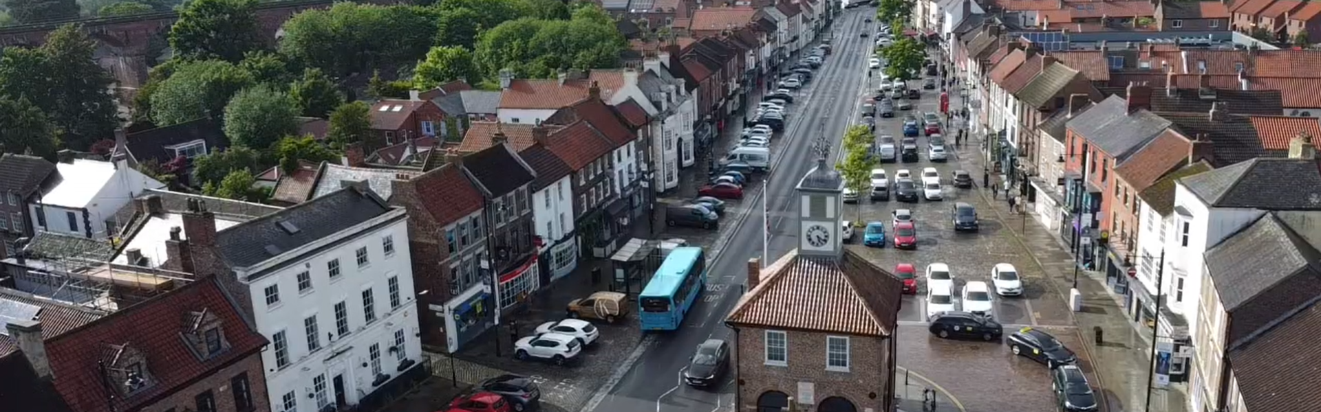 Yarm drone shot