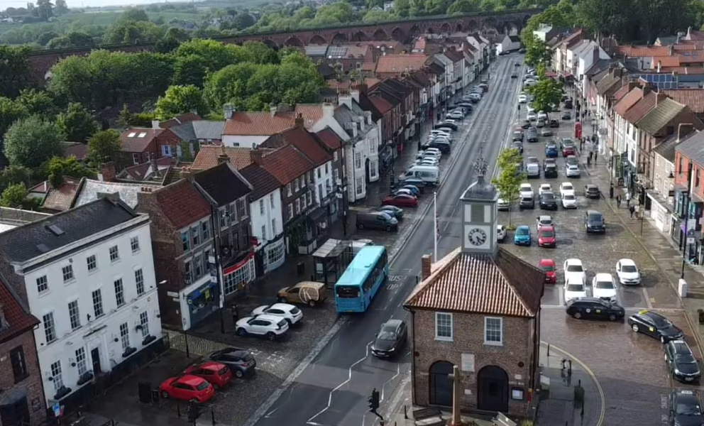 Yarm drone shot