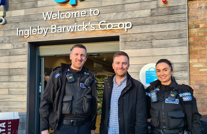 Matt with local PCSOs