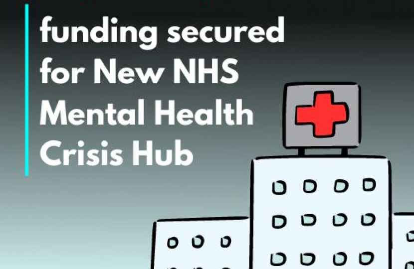 £3 million funding secured for new NHS Mental Health Crisis Hub