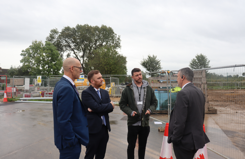 Matt and Hugo with school reps