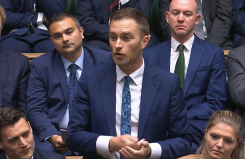 Matt standing at PMQs