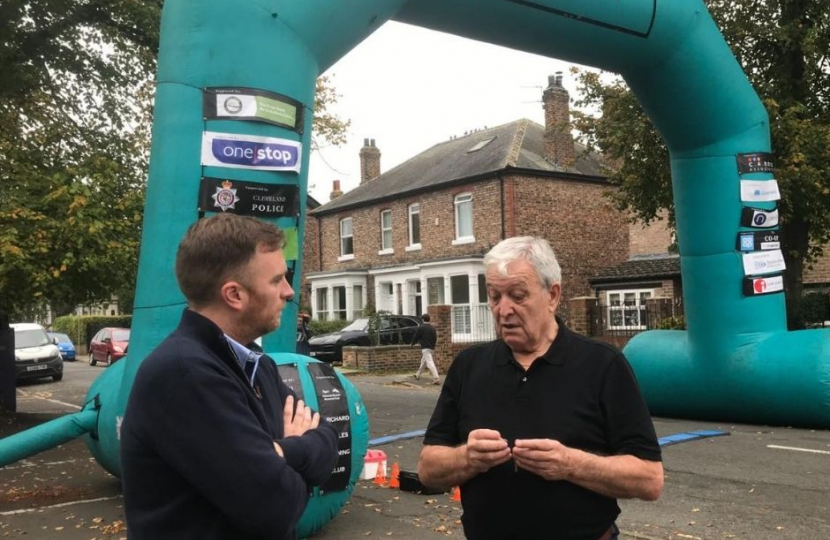 Matt Vickers MP at Locomotion Fun Run