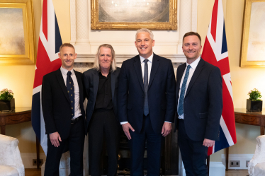 Matt Vickers MP with Dr Ben, Jeff and Minister Steve Barclay.