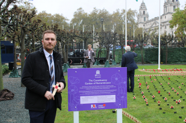 Matt vickers in poppy garden