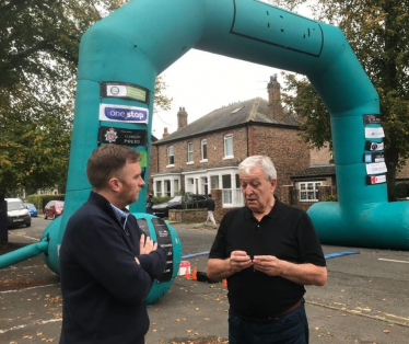 Matt Vickers MP at Locomotion Fun Run