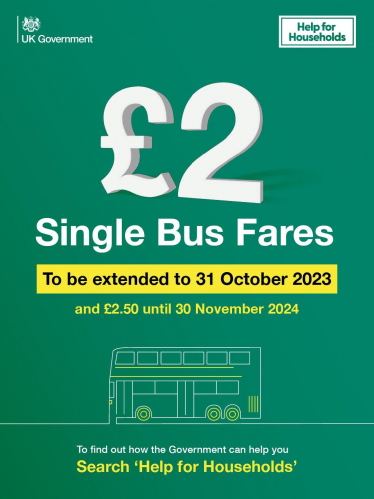 £2 single bus fares