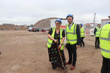 Matt Vickers MP with Susan Parr